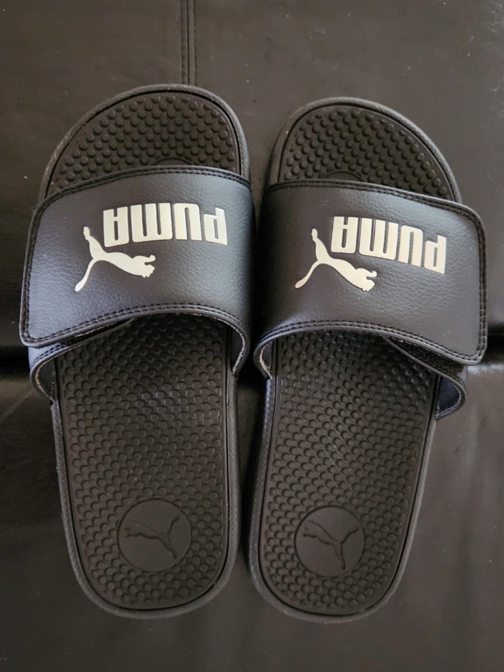 kids puma flip flops